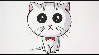 Disegno Facile Come Disegnare E Colorare Un Tenerissimo Gattino Stile Manga Ideas By Titti Youtube