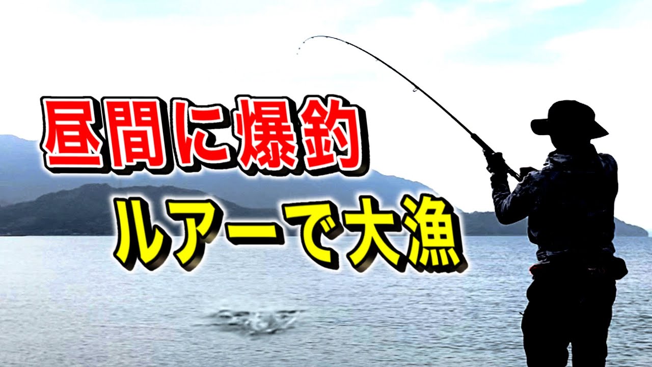 昼間の海岸沿いで爆釣 ルアーに次々と襲い掛かる 陸っぱり ライトショアジギング Youtube