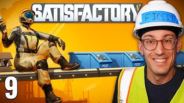 FINALLY designing a proper power system — SATISFACTORY 1.0 blind playthrough (9)