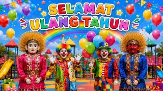 HAPPY BIRTHDAY SONG 💖 ONDEL-ONDEL & BIRTHDAY CLOWN