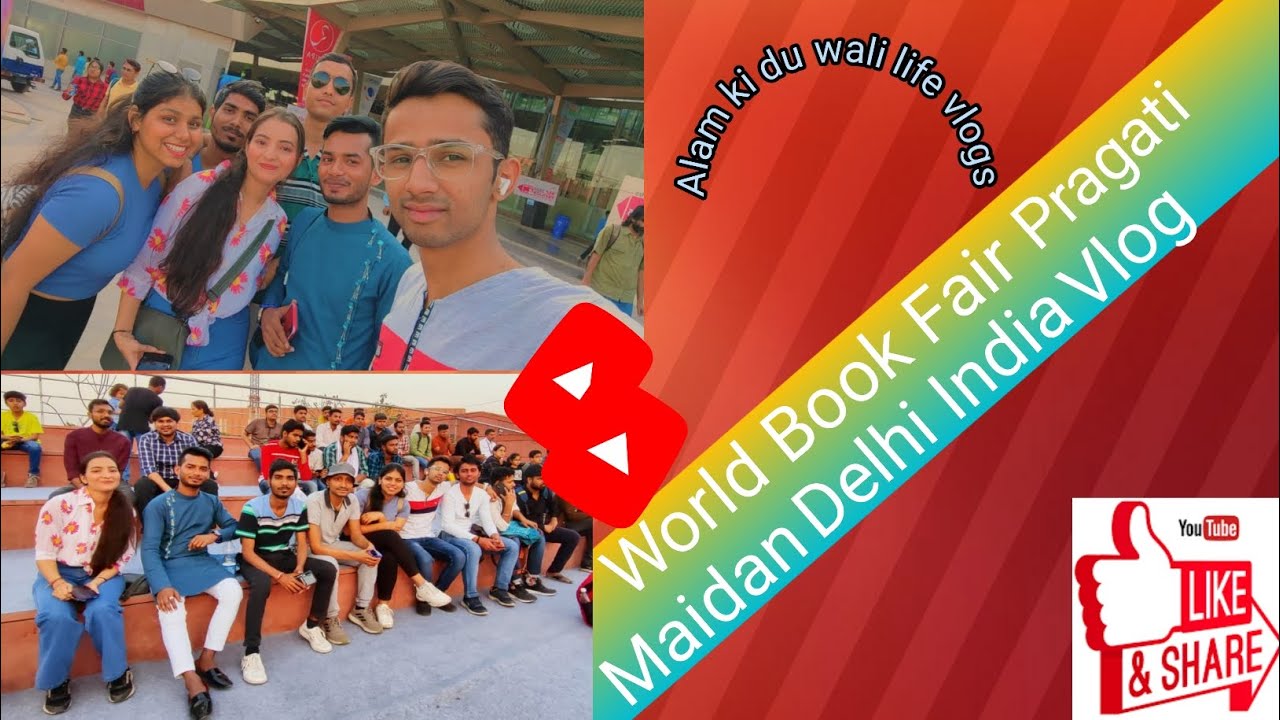World Book Fair Pragati Maidan Delhi India Vlog 