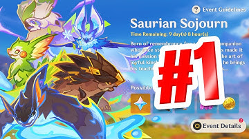 Saurian Sojourn Event Guide  Part 1 | Genshin Impact