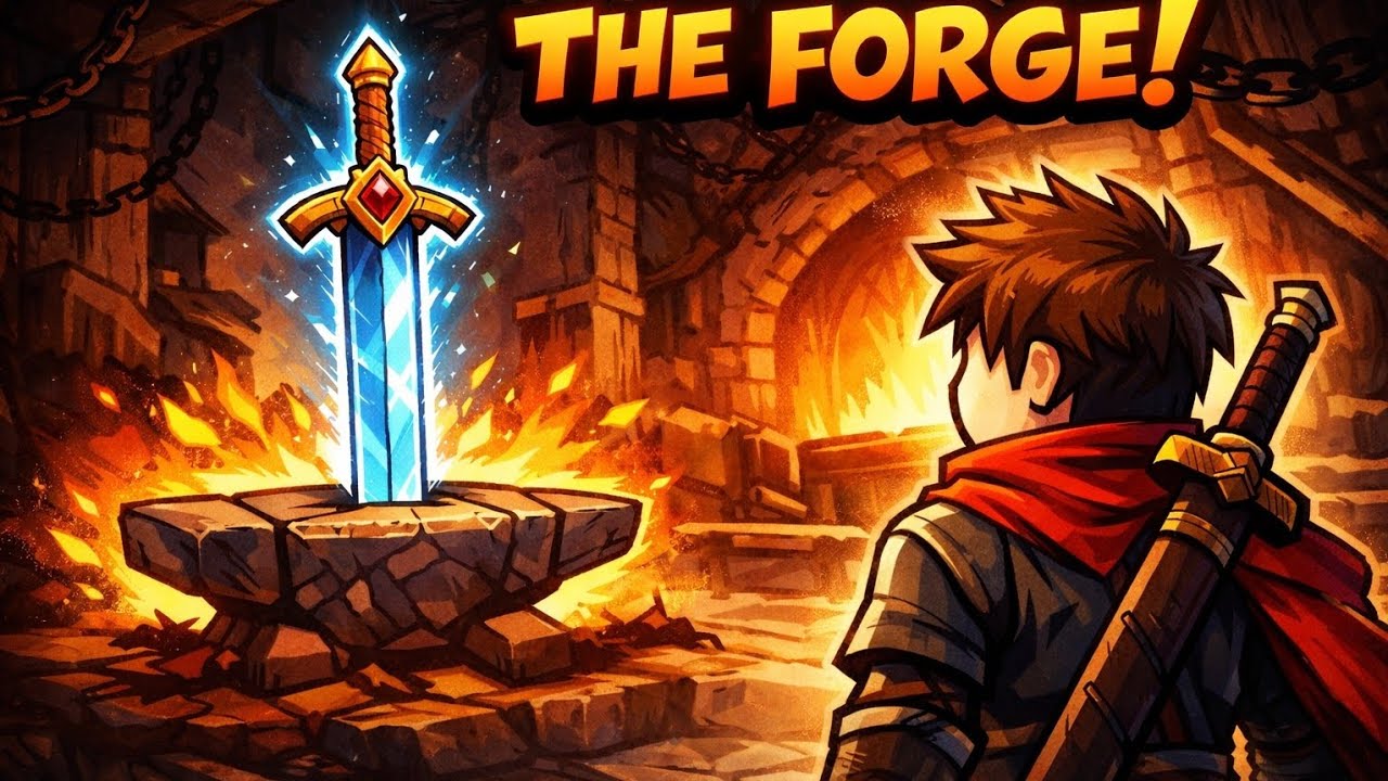 I made a powerful sword in the forge| Roblox gameplay| - YouTube