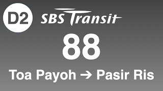 BFTP: [4K60] SBS Transit Trunk 88 Direction 2 Hyperlapse