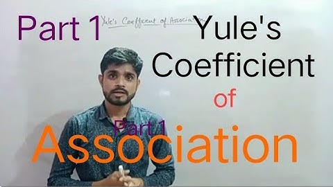 #associationofattributes#statistics#coefficientofassociation#attributes#Yulemethod by Shan Sir SP ||