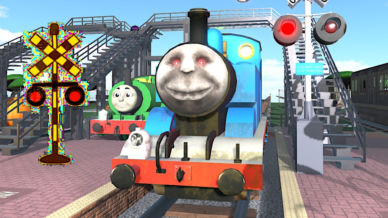 Thomas.exe Found At The Train Station! (The Tunnel - Roblox)