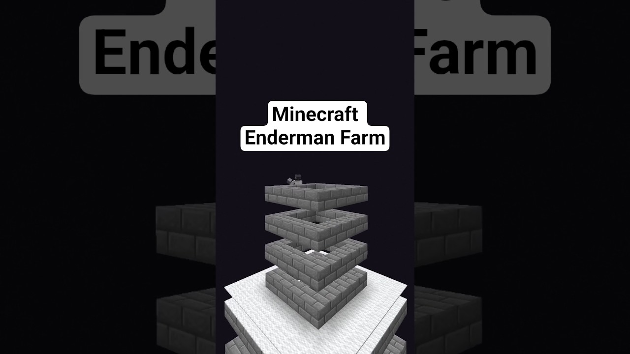 Minecraft Enderman Farm 😎😎 #*TGAMER 