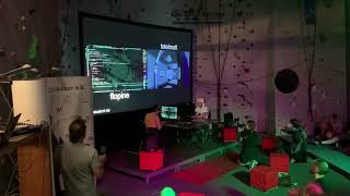 Shader Showdown at Evoke 2022 (short excerpt)