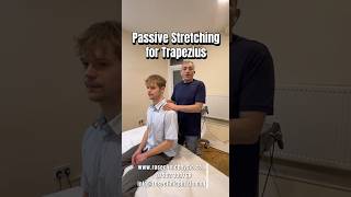 Passive stretching for trapezius