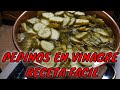 💢💢💢COMO SE HACEN LOS PEPINILLOS EN VINAGRE CASEROS💢pepinos agridulces receta casera💢💢