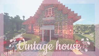 Casa amarela simples estilo vintage - Minecraft Speedbuild 🧡