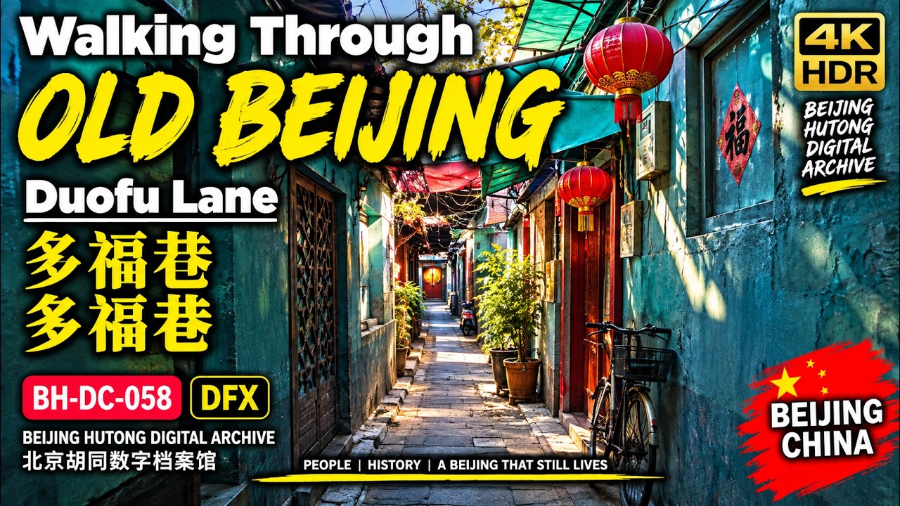 Walking Through Old Beijing｜Duofu Lane｜多福巷｜多福巷｜BH-DC-058