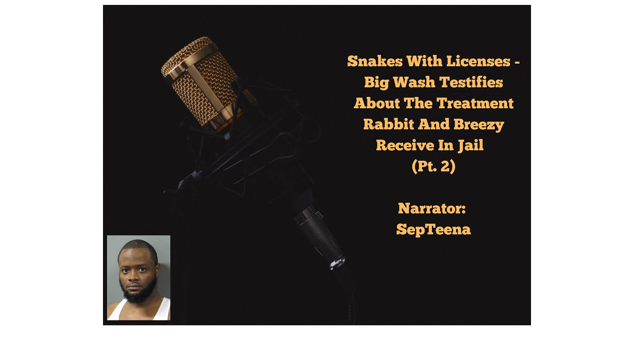 Змеи с лицензиями — Большой Уош даёт показания об обращении с Кроликом и Бризи в тюрьме, часть 2