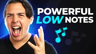 Can’t Sing Low Notes? Try this… [Warmup]