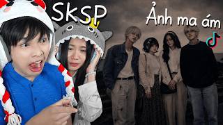 Me and Sammy are categorizing haunted photos on TikTok 👻 but is it sksp? screenshot 3