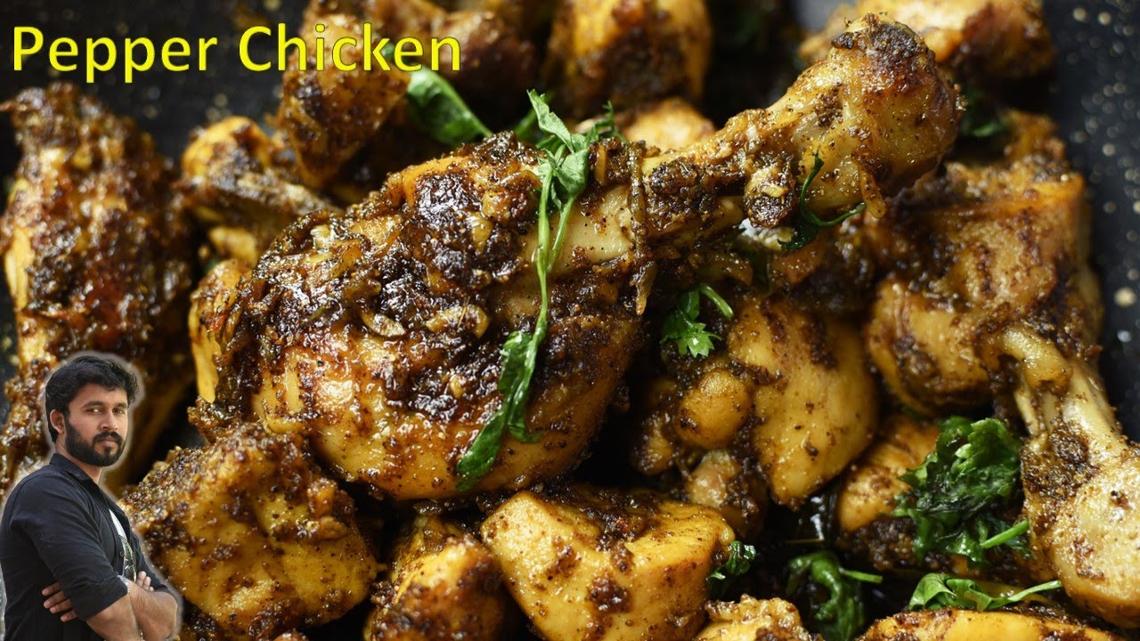100 ರೆಸ್ಟೋರೆಂಟ್ ಪೆಪ್ಪರ್ ಚಿಕನ್ Pepper Chicken How to make Pepper