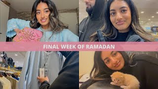 LAST WEEK OF RAMADAN VLOG | Prepping for Eid & Outfit Chaos