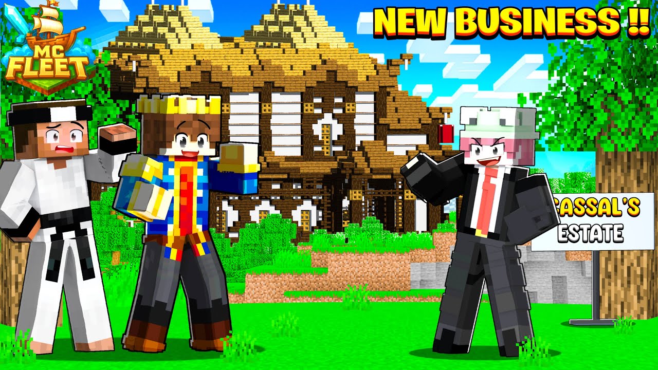 I Started New Businenss In @GamerFleet  New Minecraft Server mcFleet 🤑🤑