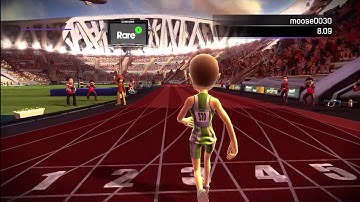 Kinect Sports - Guiness World Records, most people online running 100m