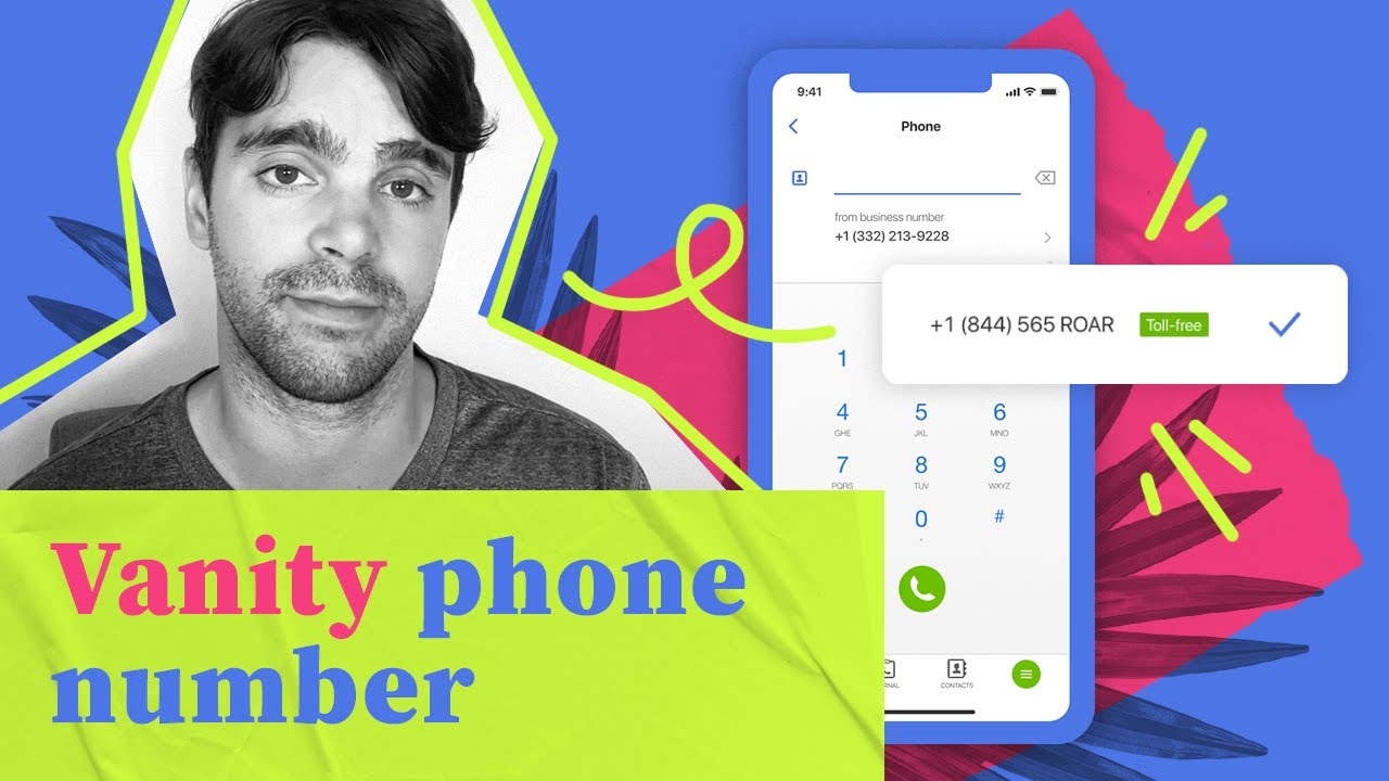 Vanity phone numbers MightyCall YouTube