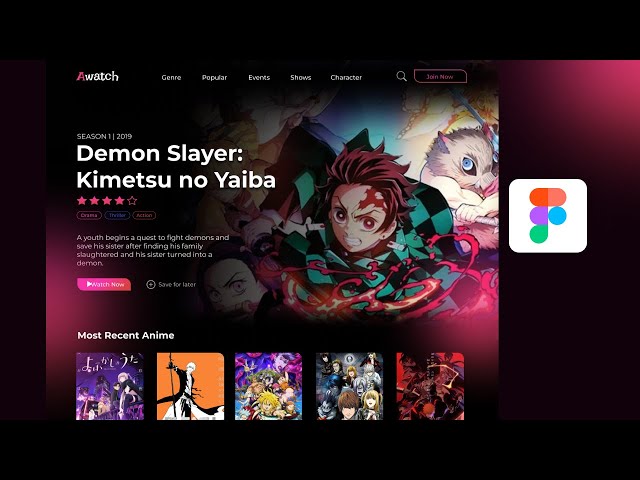 Anime Website Concept  Webpage design, Wordpress website design