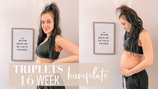*TRIPLETS* 16 weeks pregnant update (preeclampsia, symptoms, GENDERS!!)