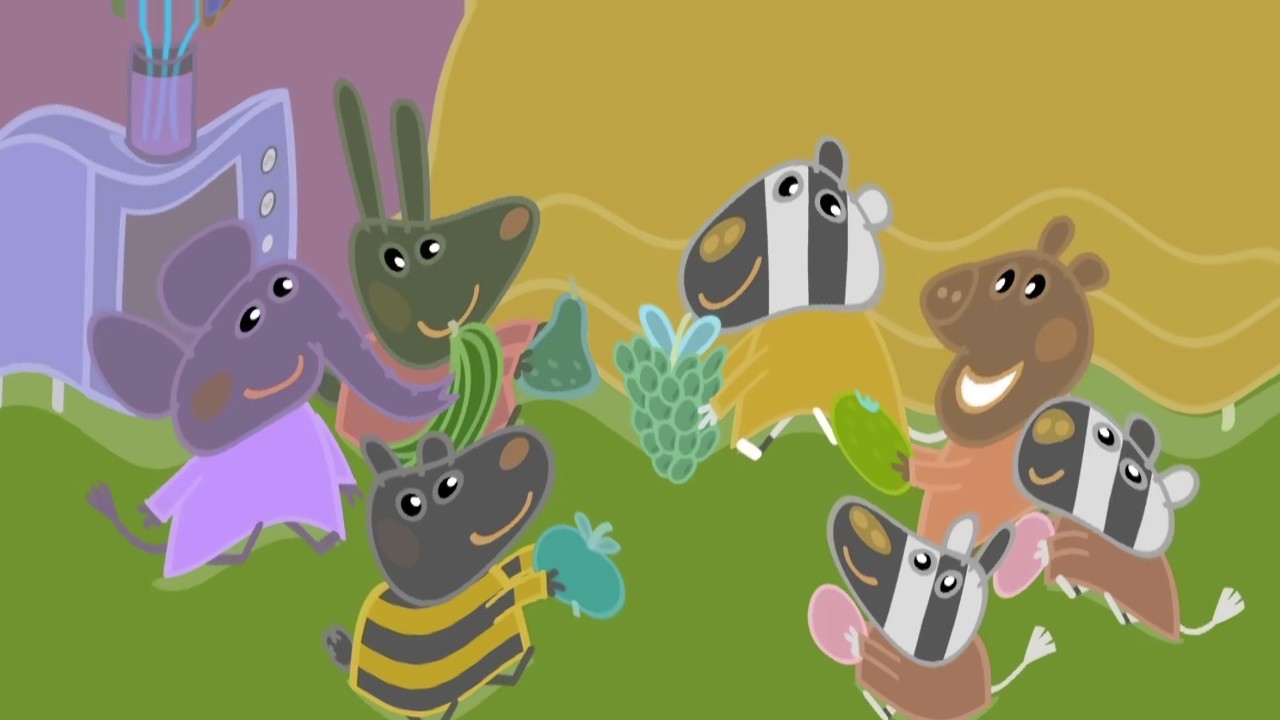 Mommy Zebra Got Awake Of The Laughing Noise | Peppa Pig | Klasky Csupo 2001 Effects