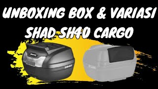 UNBOXING BOX SHAD SH40 CARGO DAN VARIASI BOX SHAD SH40 CARGO || ALL NEW NMAX || DC Go Official