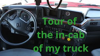 ROEHL TRANSPORT- A tour of my truck's in-cab (2018 international)#trucking