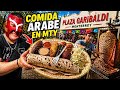 Probando COMIDA ÁRABE por PRIMERA VEZ en Plaza Garibaldi… ¿la mejor del centro de Monterrey?