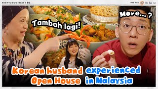 We ate until 2am at open house..🤦‍♀️Korea huband was stuck in food heaven!│K-husband in Malaysia EP3