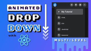 Advanced Dropdown Menu  React & CSS Animation Tutorial for Beginners