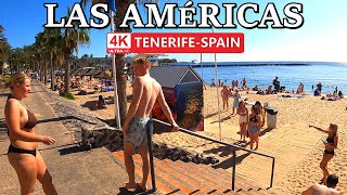 TENERIFE - PLAYA DE LAS AMÉRICAS | What is the Current Situation? ☀️ 4K Walk ● December 2023