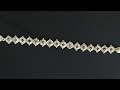 Kristalli Bileklik-Seed Bead Bracelet-Bicone Crystal Beads