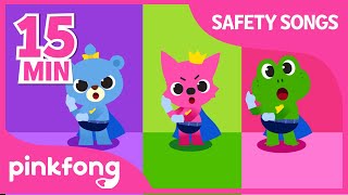 all around saftey and more compilation pinkfong safety songs for children