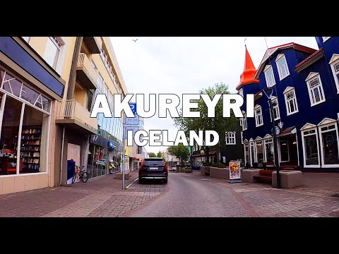 Akureyri, Iceland - Driving Tour 4K