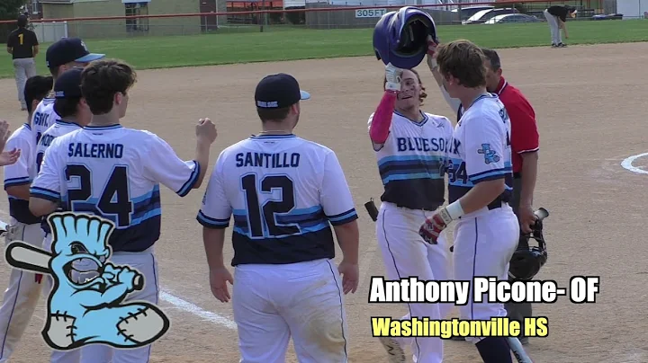 Anthony Picone Home Run Blue Sox vs Dirtbags Baseb...