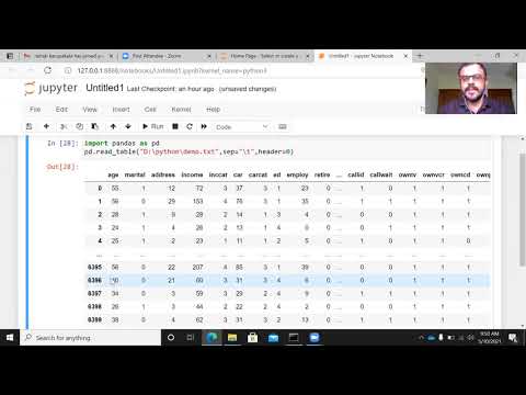 How to import a tab limited file in Python ?