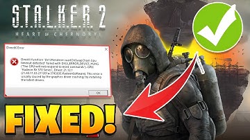 How to FIX All Crashes & Errors in Stalker 2: Heart of Chornobyl | FIX Stalker 2 Lag & Freezing