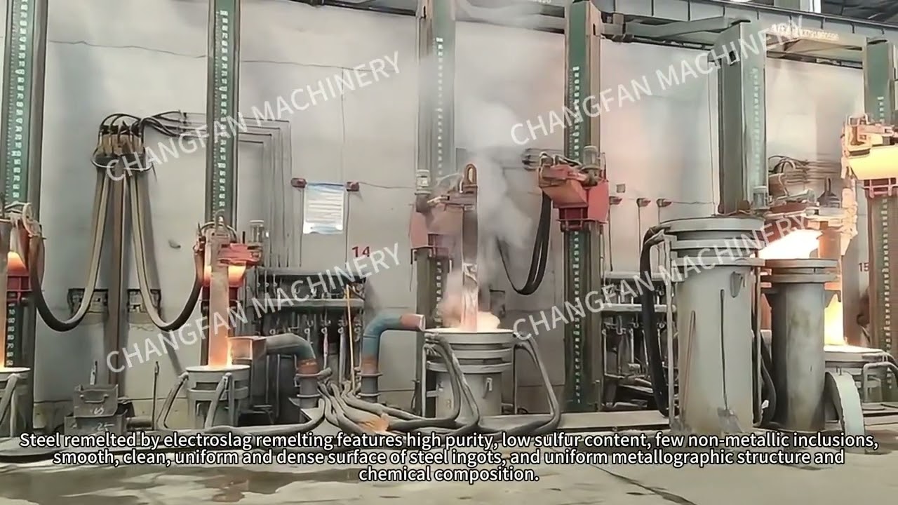 Electroslag Remelting of 22T Electroslag Ingot