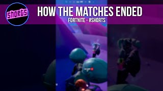 How the matches ended - #shorts