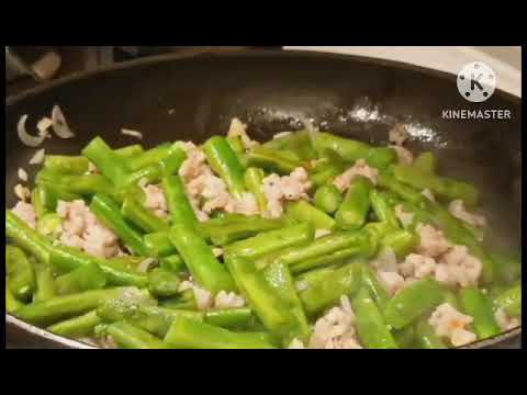 Ginisang Baguio Beans with minced pork#ginisa#homemadecooking