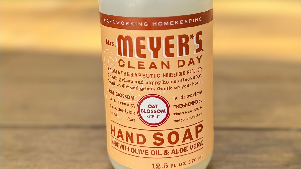 Mrs Meyers Clean Day Oat Blossom Hand Soap Soft Fragrance 