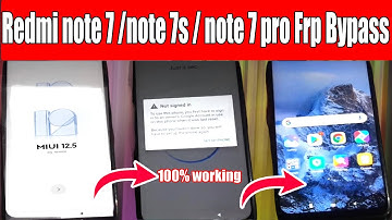 Redmi Note 7/ Note 7s / Note 7 Pro Google Account / FRP Bypass Without pc 🖥 (2024/2025) Usa