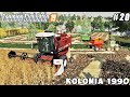 Selling potatoes, harvesting barley, baling straw | Kolonia 1990 | Farming simulator 19 | ep #20