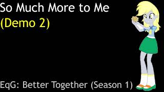 So Much More to Me (Demo 2)