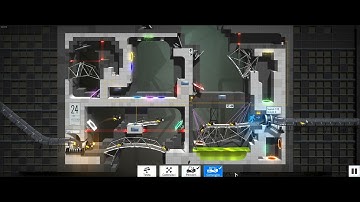 Bridge Constructor Portal - Portal Proficiency - Level 24