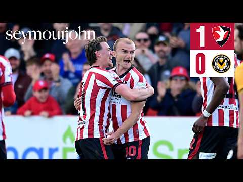 Match Highlights: Cheltenham Town 1-0 Newport County - Presented by Seymour John — football highlights