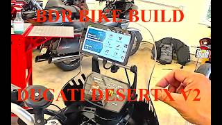 BDR Bike Build 2026 Ducati DesertX V2 Navigation Install Garmin Zumo XT2 #570