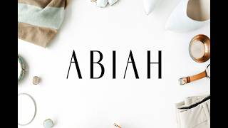 Abiah Font Download